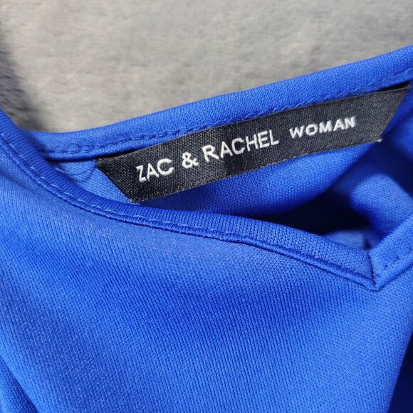 Zac&Rachel Woman Womens Camisole Top XL Blue VNeck Spaghetti Strap Layering Tank - Picture 2 of 9